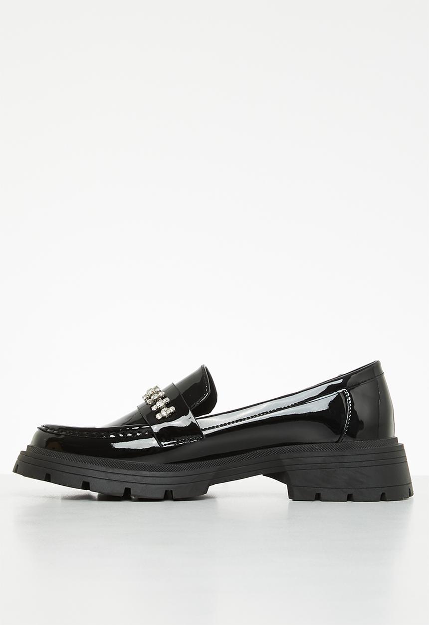 SISSY BOY - Stomp it out platform loafer - black