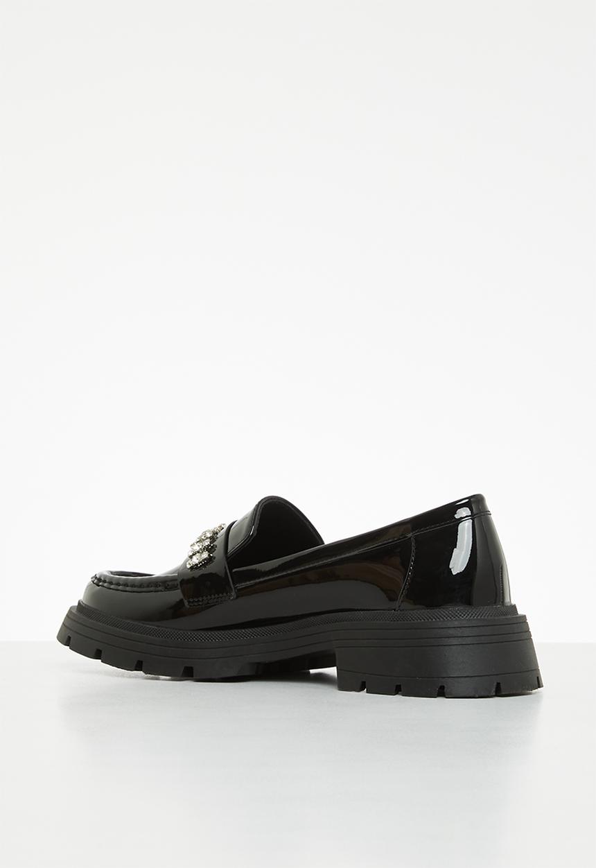 SISSY BOY - Stomp it out platform loafer - black