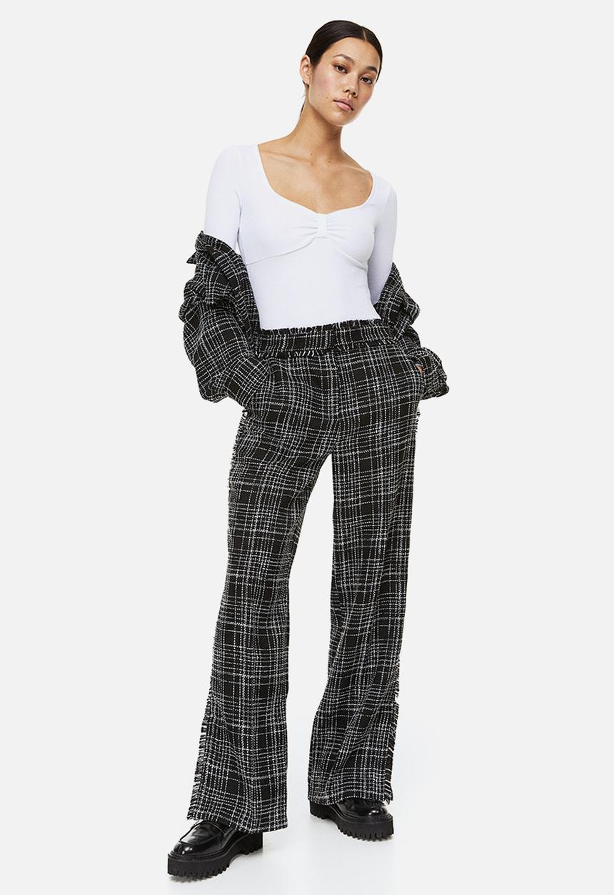 H&M - Ribbed jersey body - white