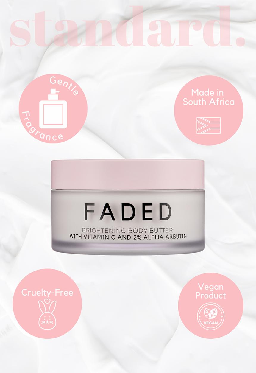 Standard Beauty - Faded - 2% Alpha Arbutin & Vitamin C Brightening Body Butter