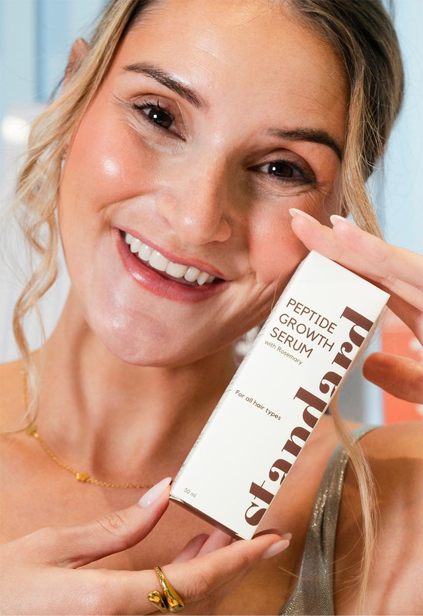 Standard Beauty - Miracle Growth Peptide Serum for Longer, Denser Hair in 150 days & Rosemary