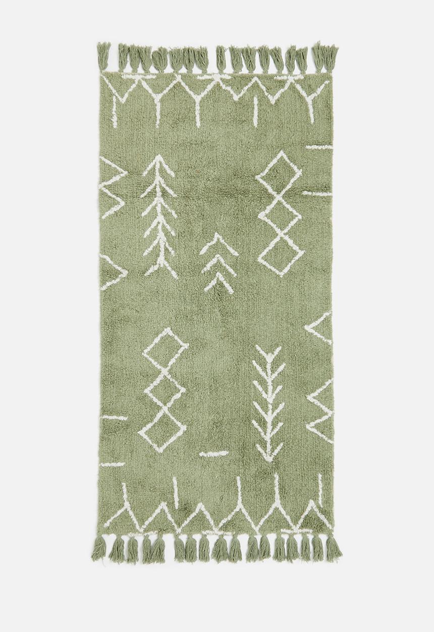 H&S - Nisha cotton runner - green