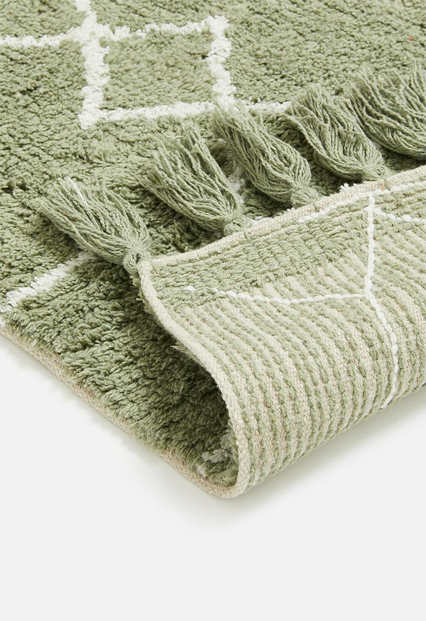 H&S - Nisha cotton runner - green