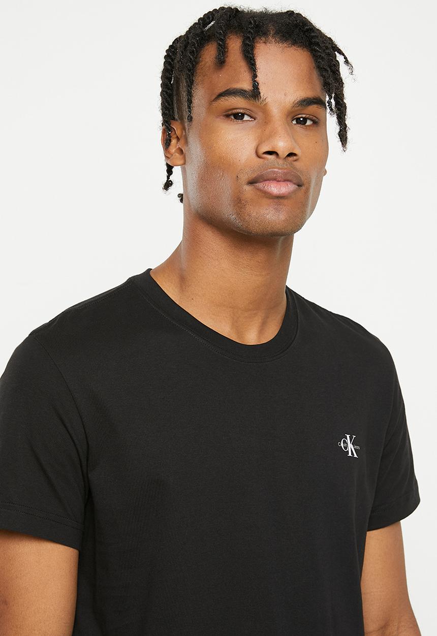 Calvin Klein - 2 Pack monologo T-shirt - iris orchid & ck black