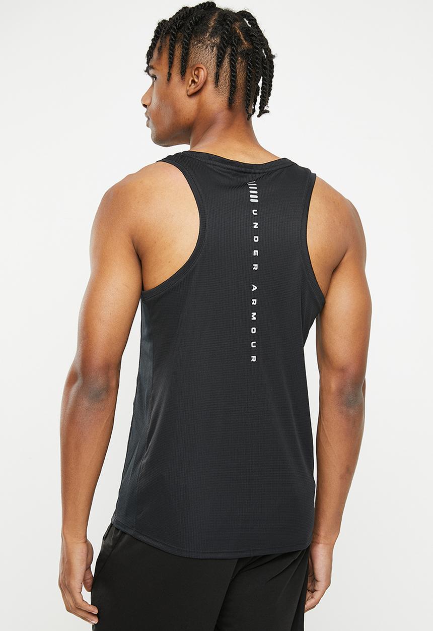 Under Armour - Ua speed stride shock singlt - black