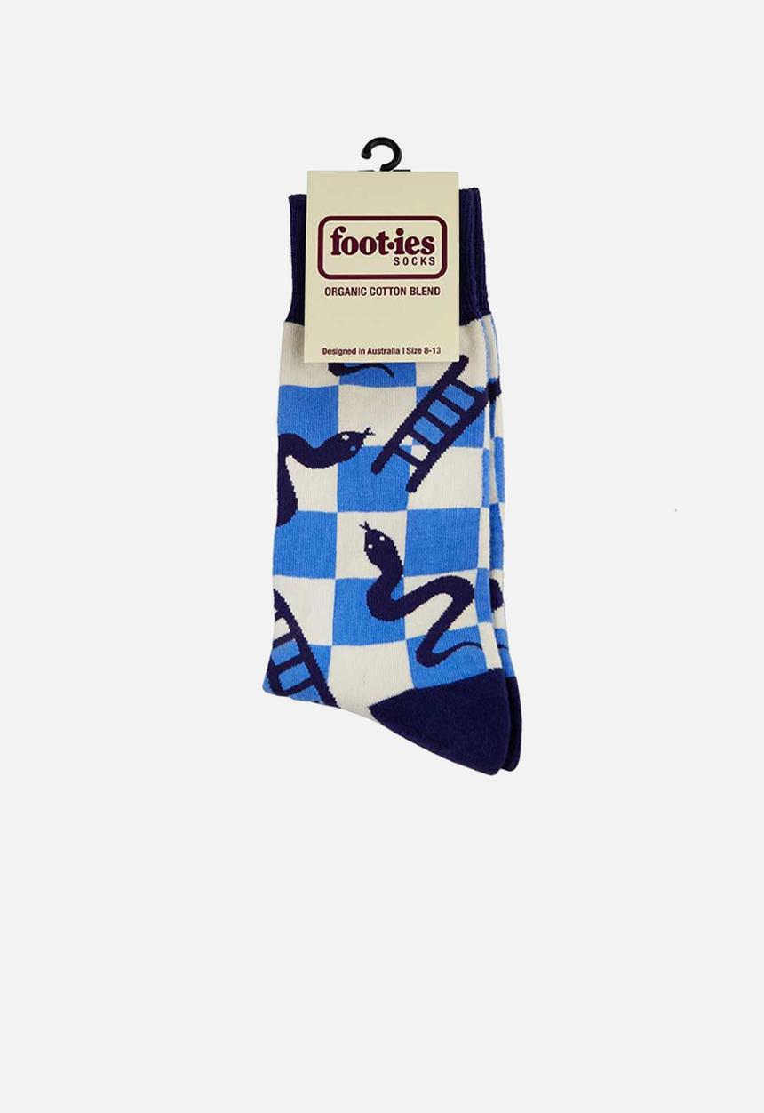 Foot-ies - Snakes & ladders - blue
