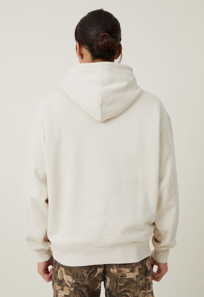 Cotton On - Oversized graphic hoodie - bone/japan panther