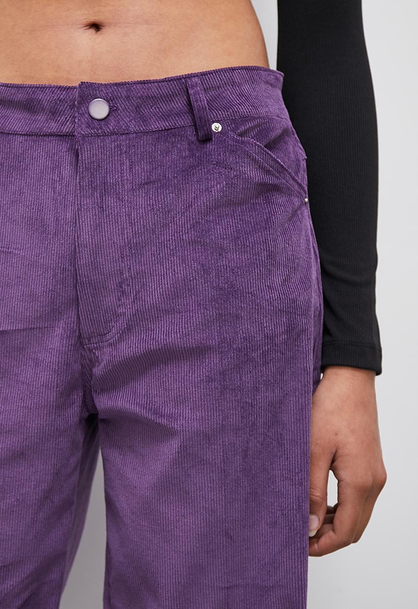 Blake - Corduroy wide leg - purple