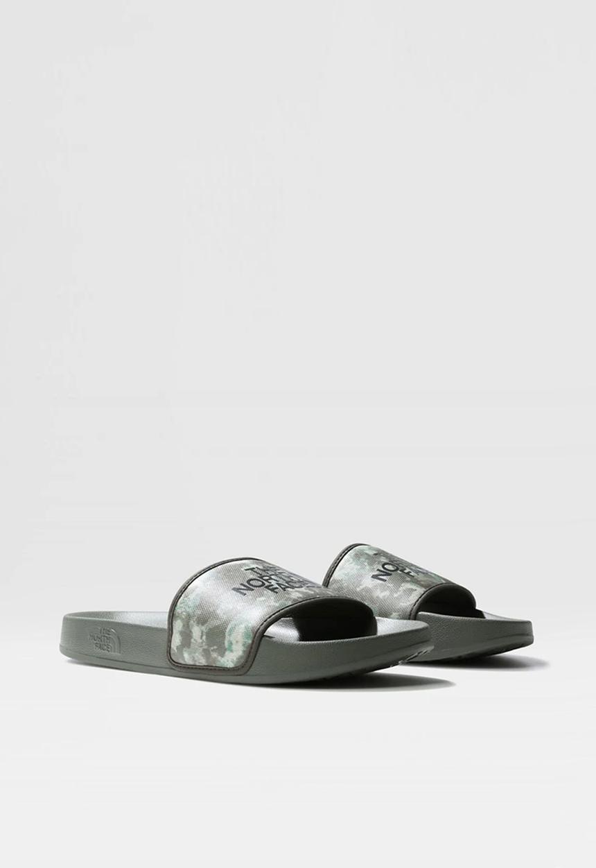 The North Face - M base camp slide  iii - military olive stippled camo print & black