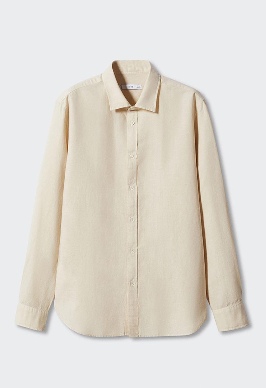 MANGO - Shirt calcuta - sand