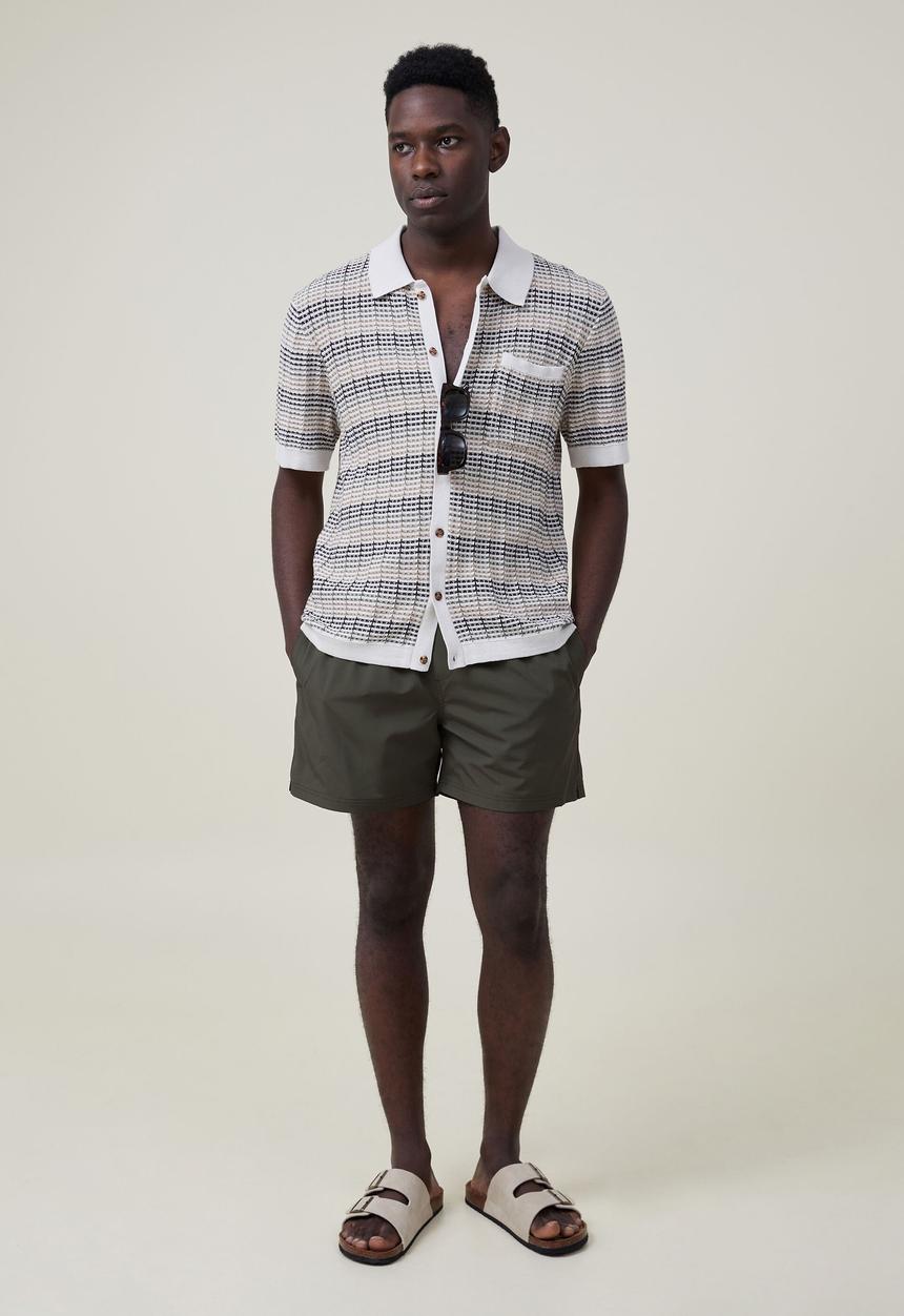 Cotton On - Stretch swim short - khaki