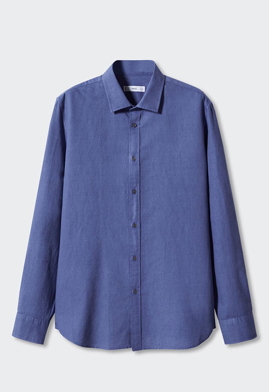 MANGO - Shirt calcuta - blue