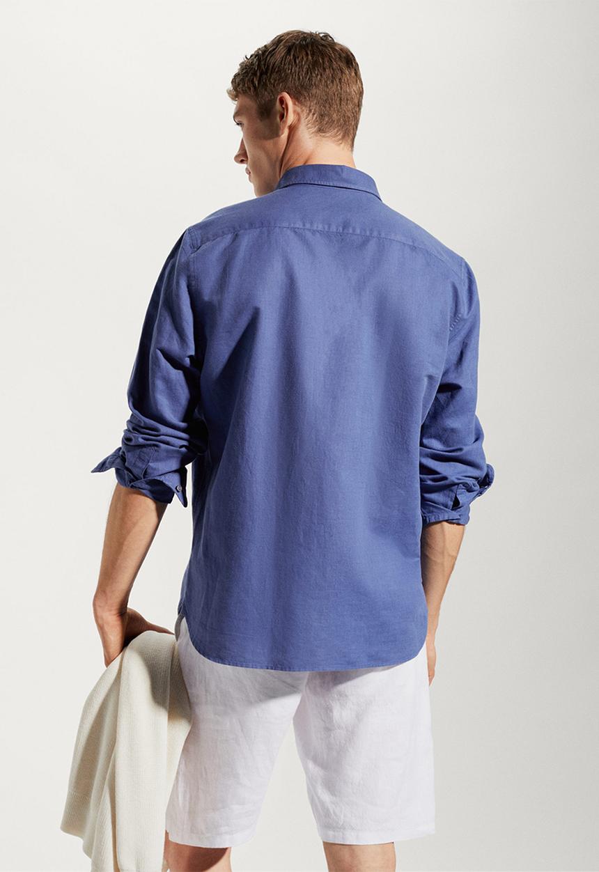 MANGO - Shirt calcuta - blue