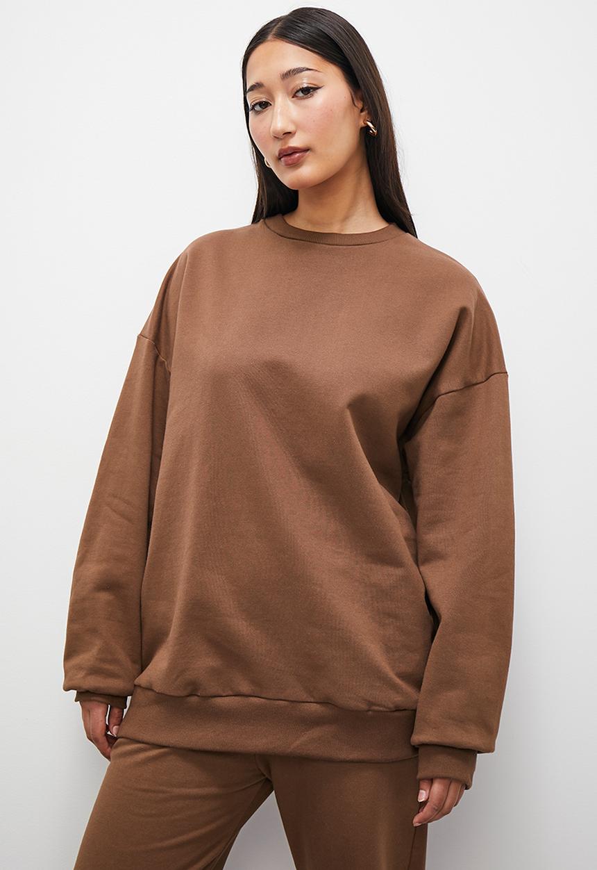 Superbalist - Slouch hoodie - tobacco