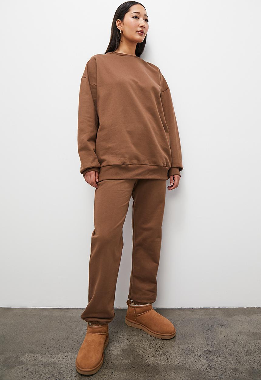 Superbalist - Slouch hoodie - tobacco