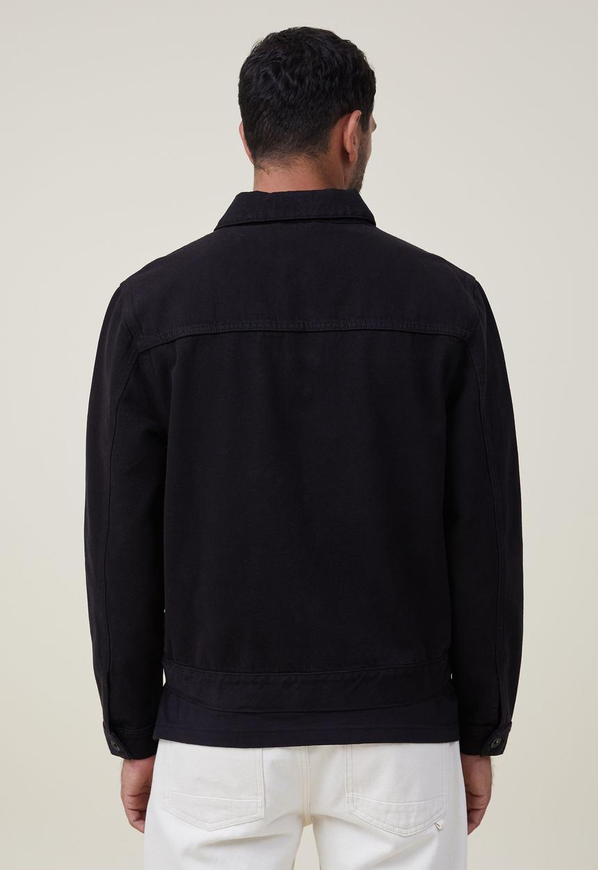 Cotton On - Bowery denim jacket - black