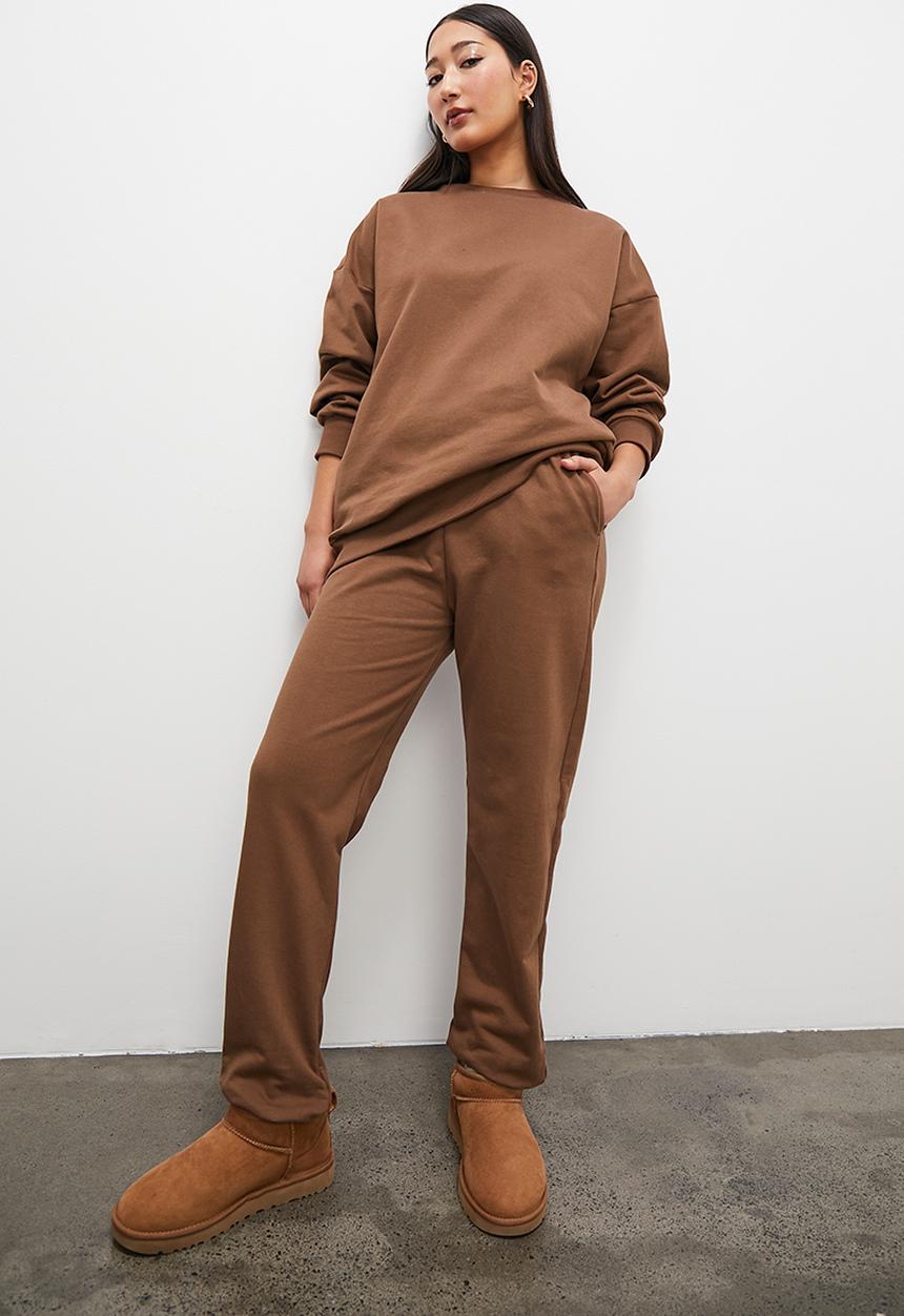 Superbalist - Track pants - tobacco