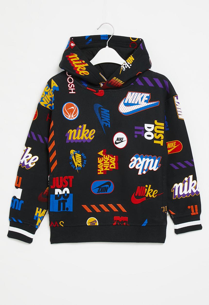 Nike - Nkb nbn flc po hoodie - black