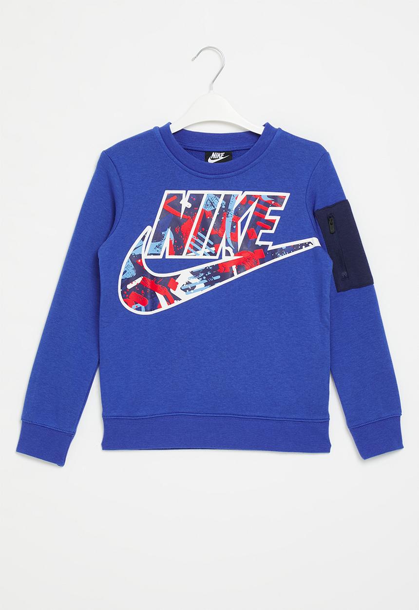 Nike - Nkb b nsw thrill zip pkt crew - game royal