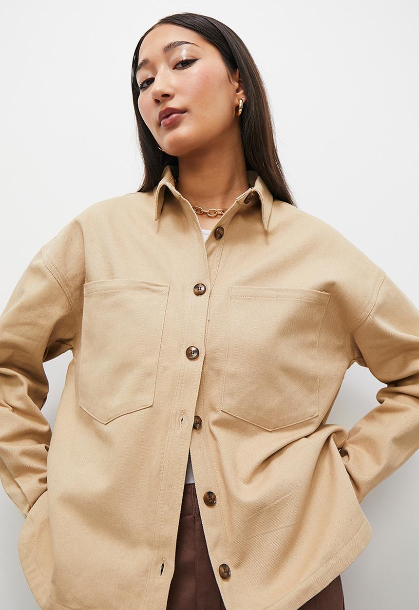 Superbalist - Twill overshirt - sand
