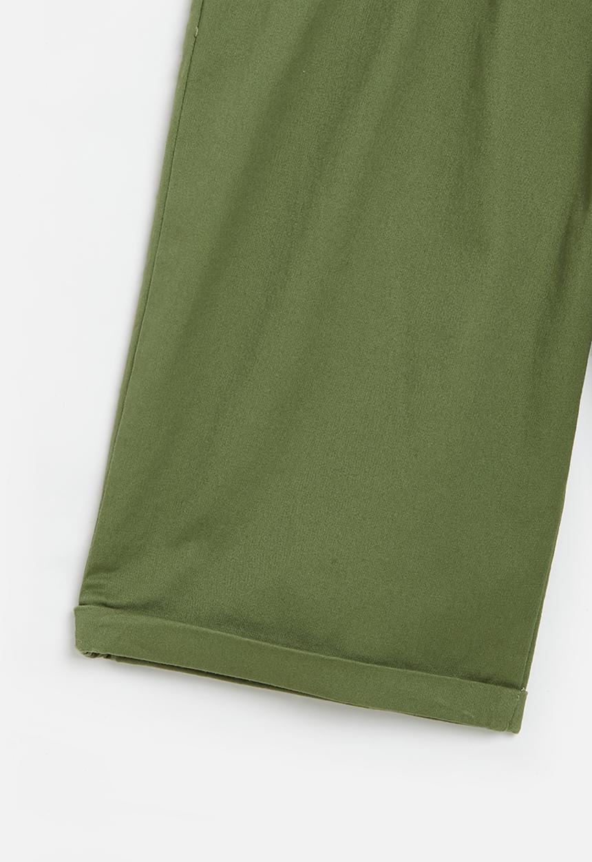 Pop Candy - Elastic waist shorts - green