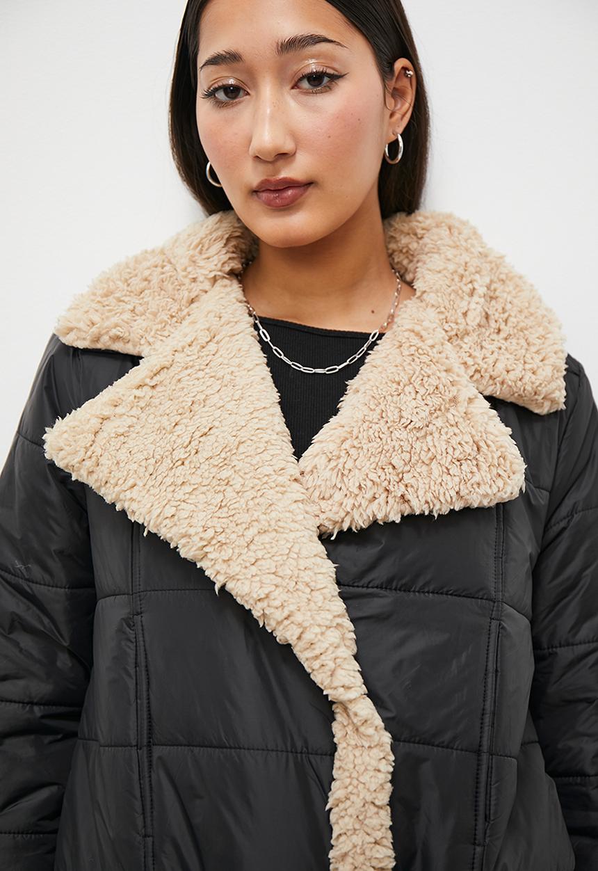 Superbalist - Shirling puffer - black