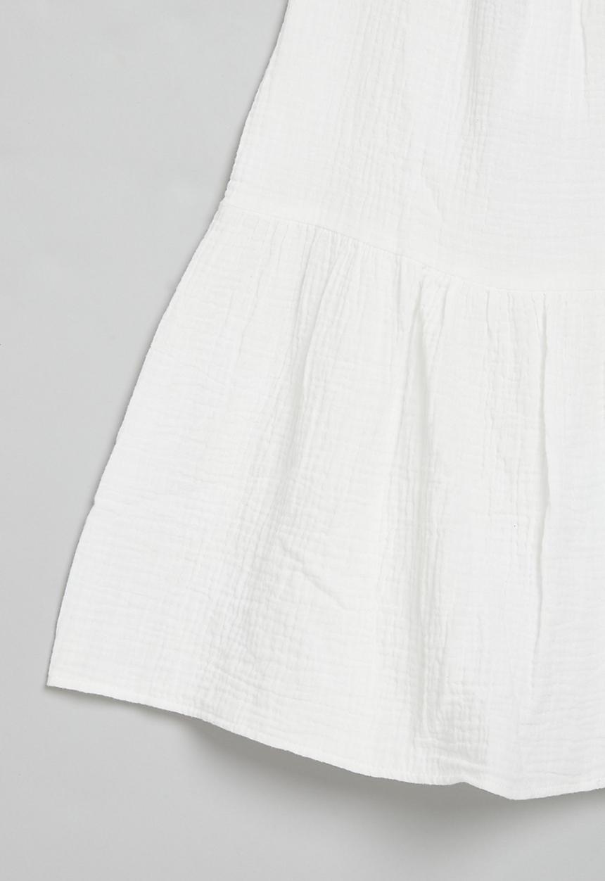 Superbalist - Drop waist textured dress - ivory
