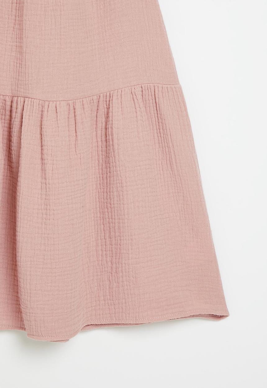 Superbalist - Drop waist textured dress - pale rose