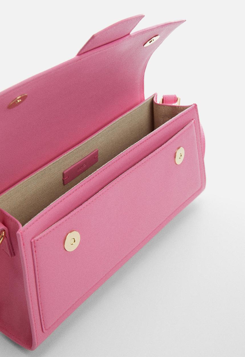 MANGO - Bag agnes - bright pink