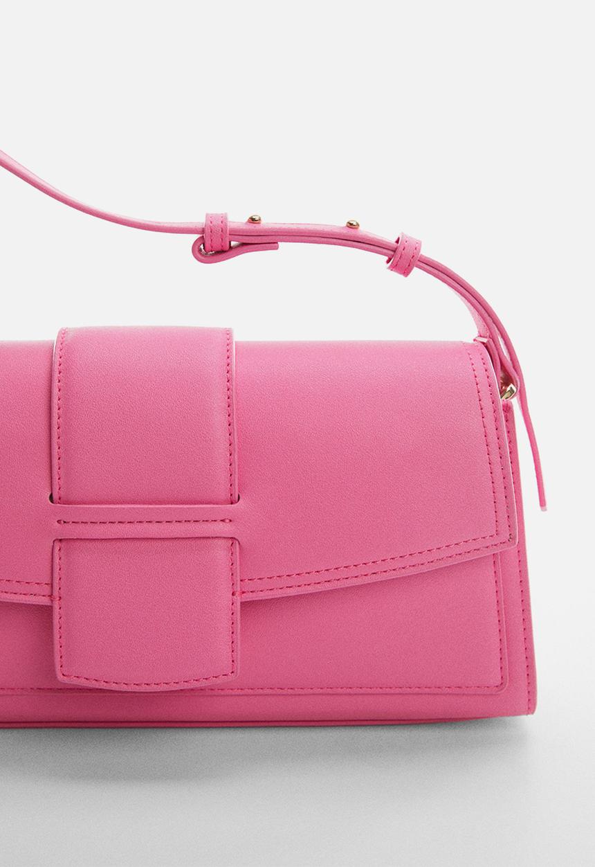 MANGO - Bag agnes - bright pink