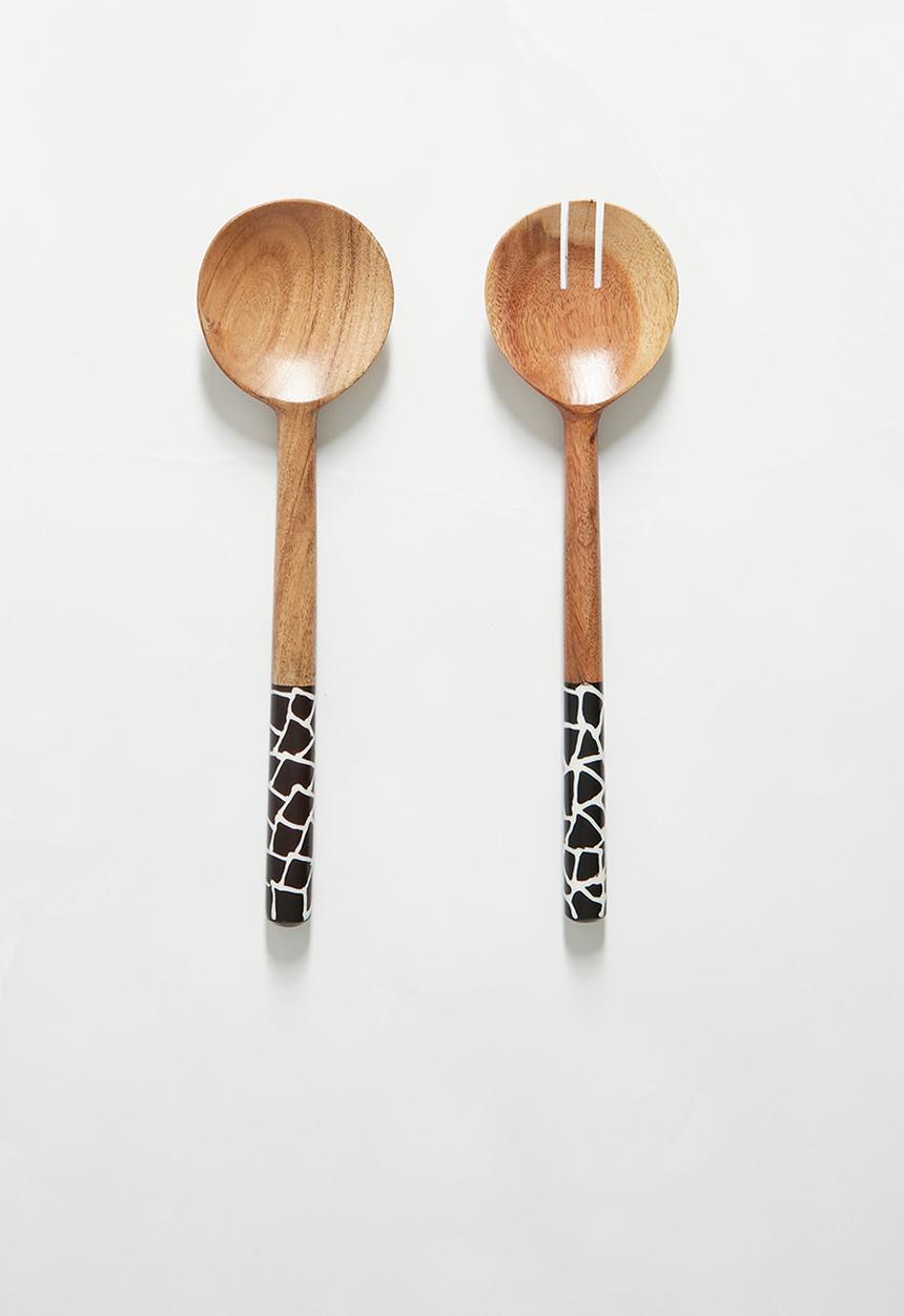 Sixth Floor - Semis salad server set of 2 - natural