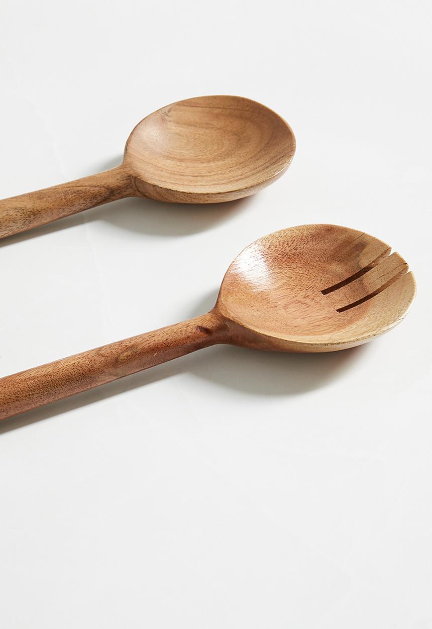 Sixth Floor - Semis salad server set of 2 - natural