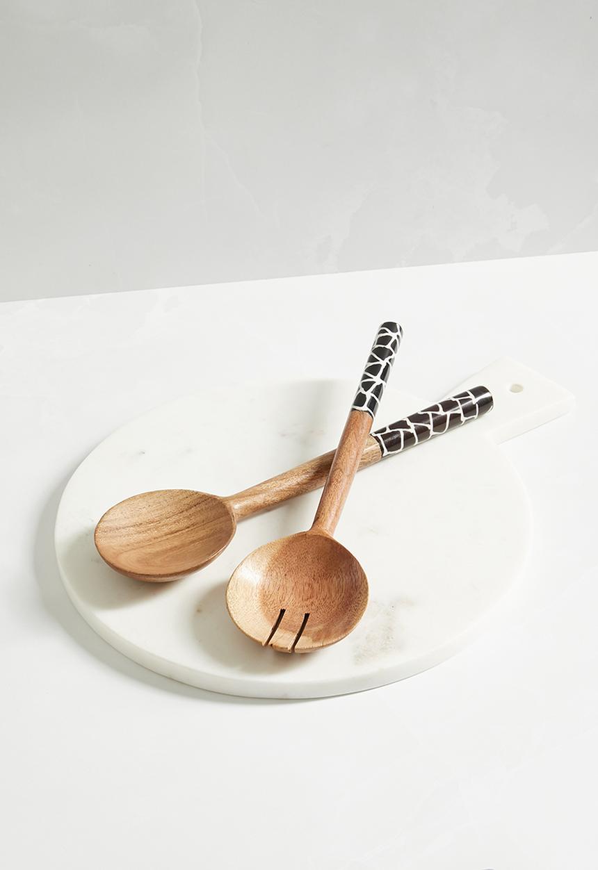 Sixth Floor - Semis salad server set of 2 - natural