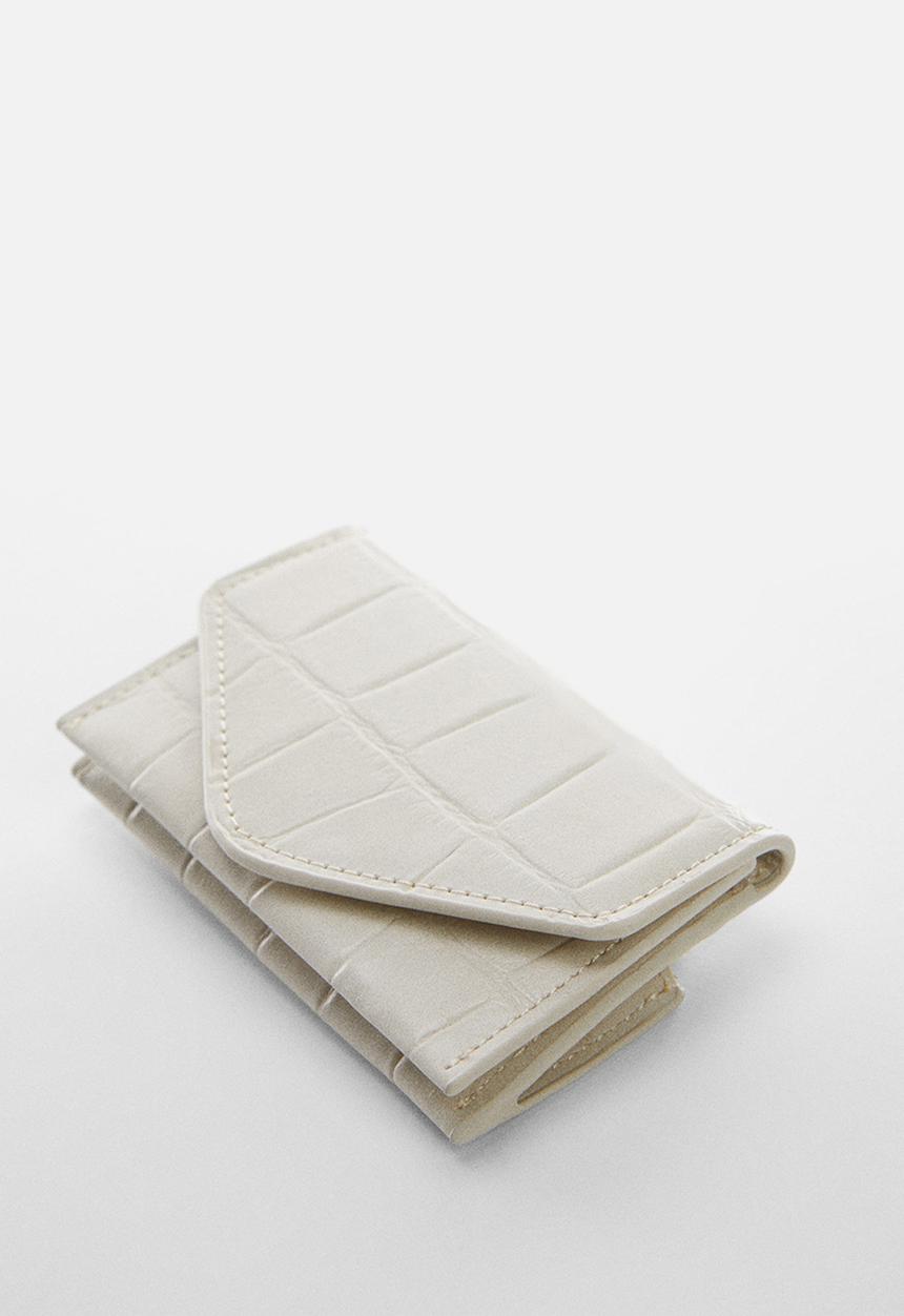MANGO - Card holder agnes-off white