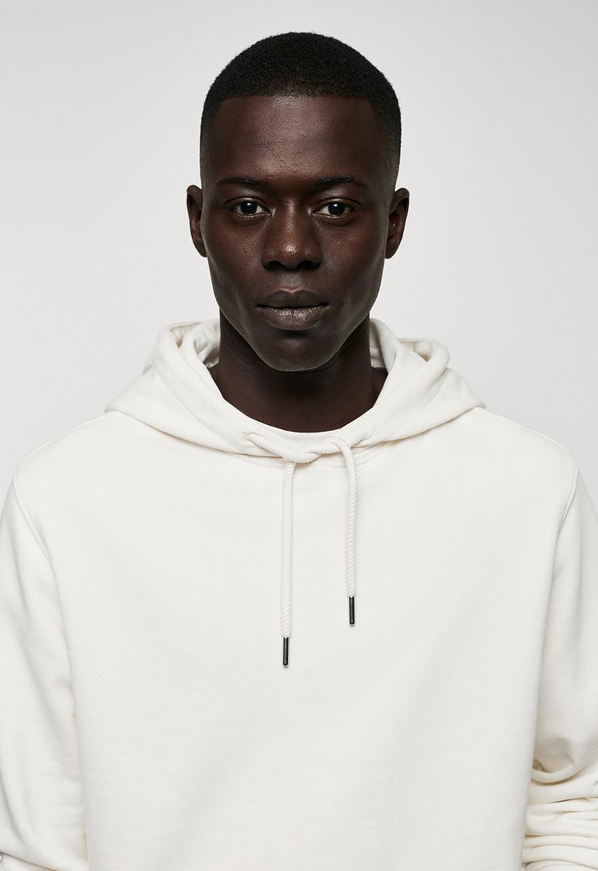 MANGO - Sweatshirt bone - ecru