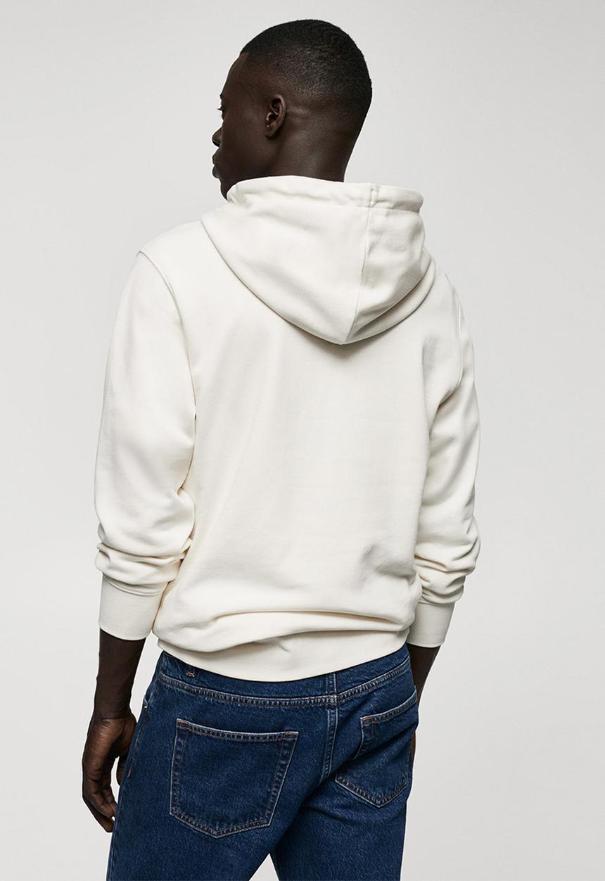 MANGO - Sweatshirt bone - ecru