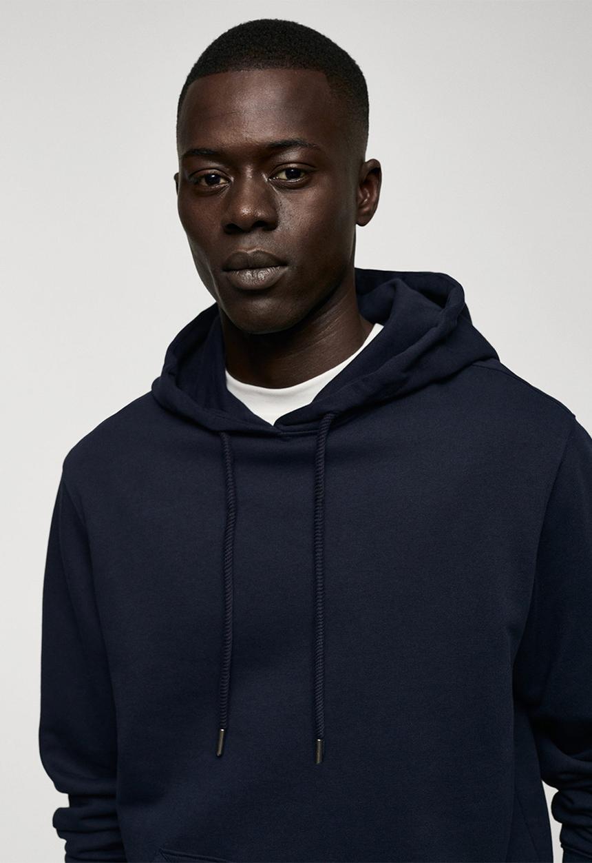 MANGO - Sweatshirt bone - navy 