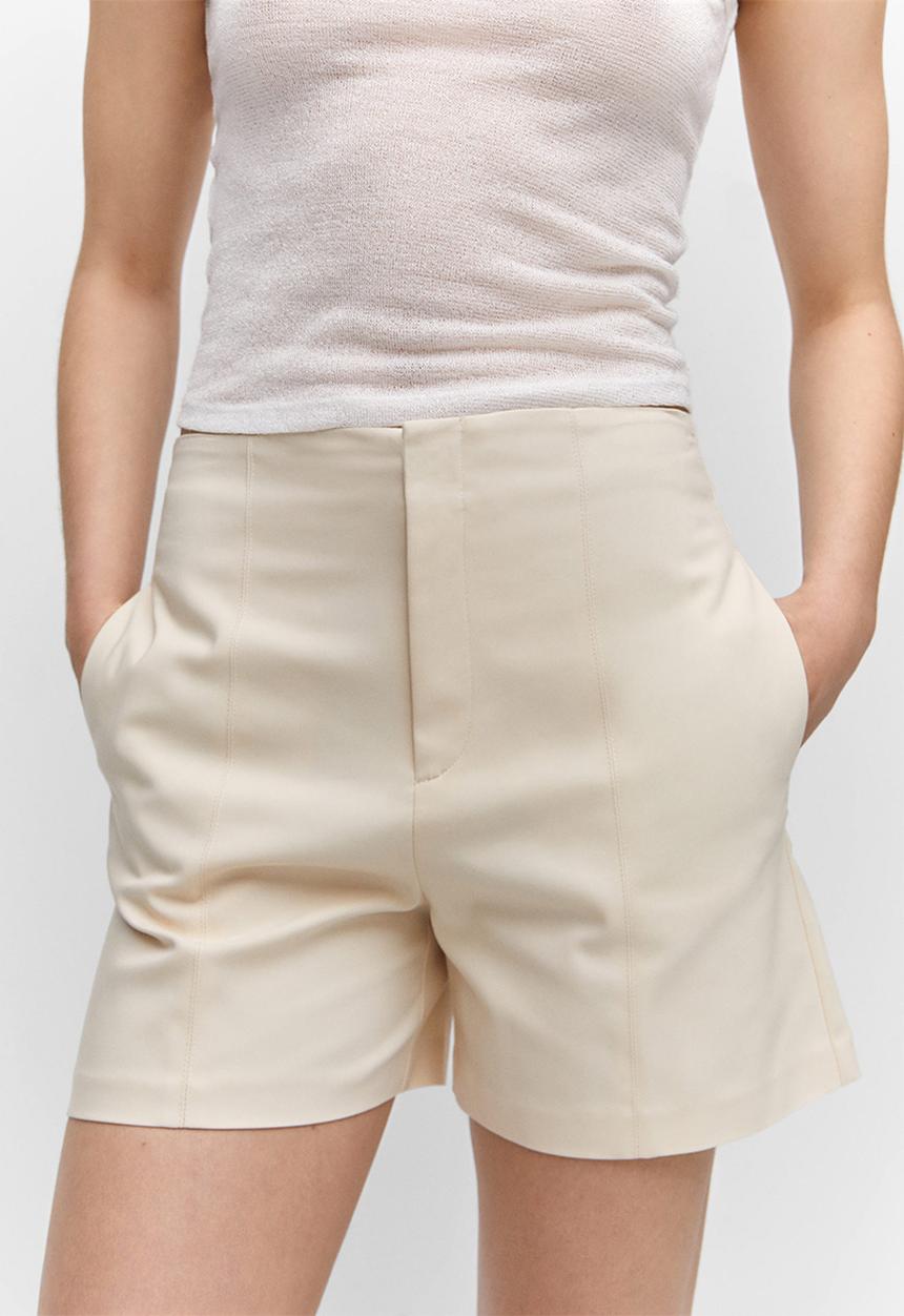 MANGO - Shorts malu5-h - light beige