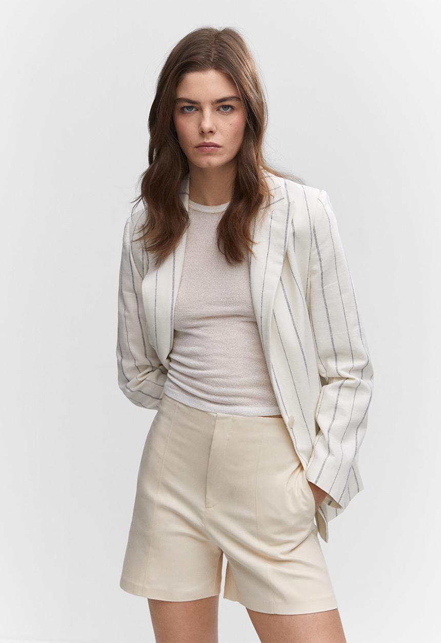 MANGO - Shorts malu5-h - light beige