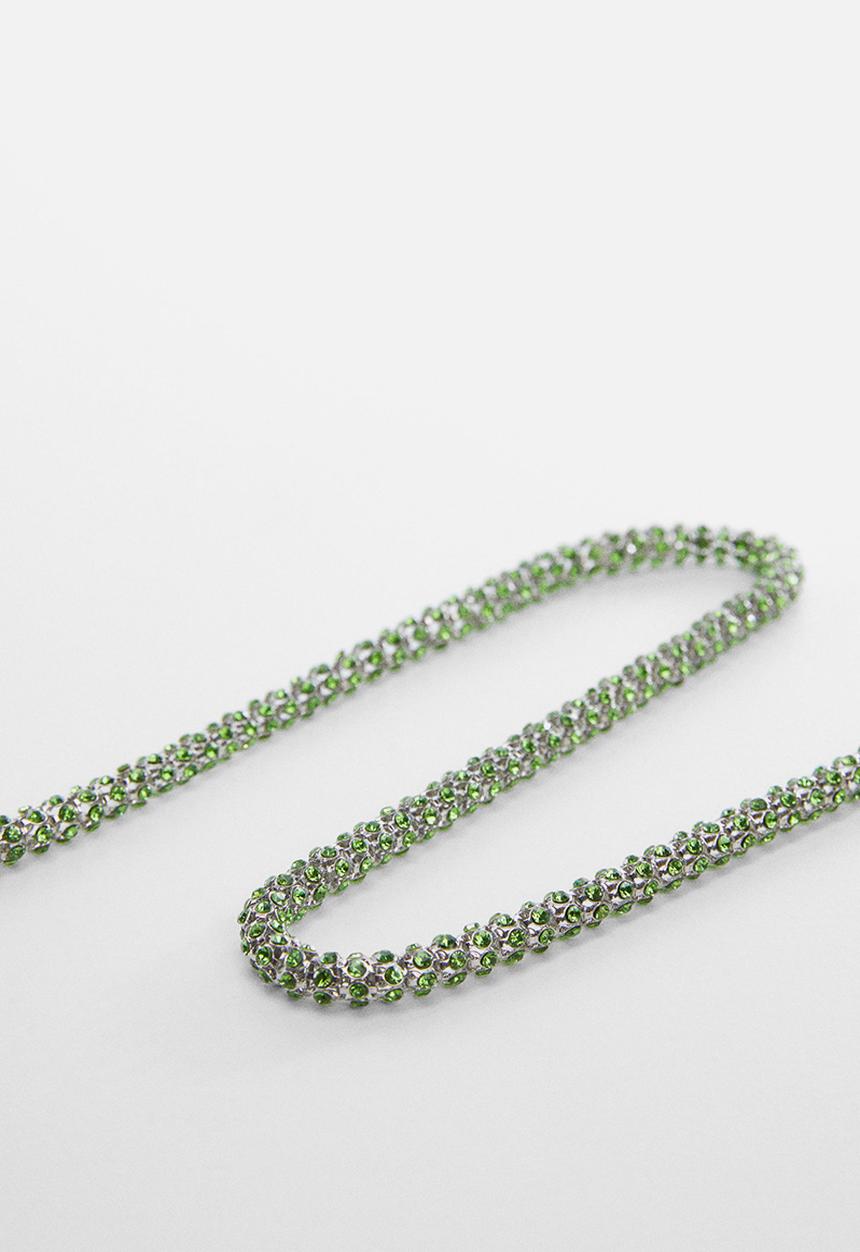 MANGO - Belt dafne - green