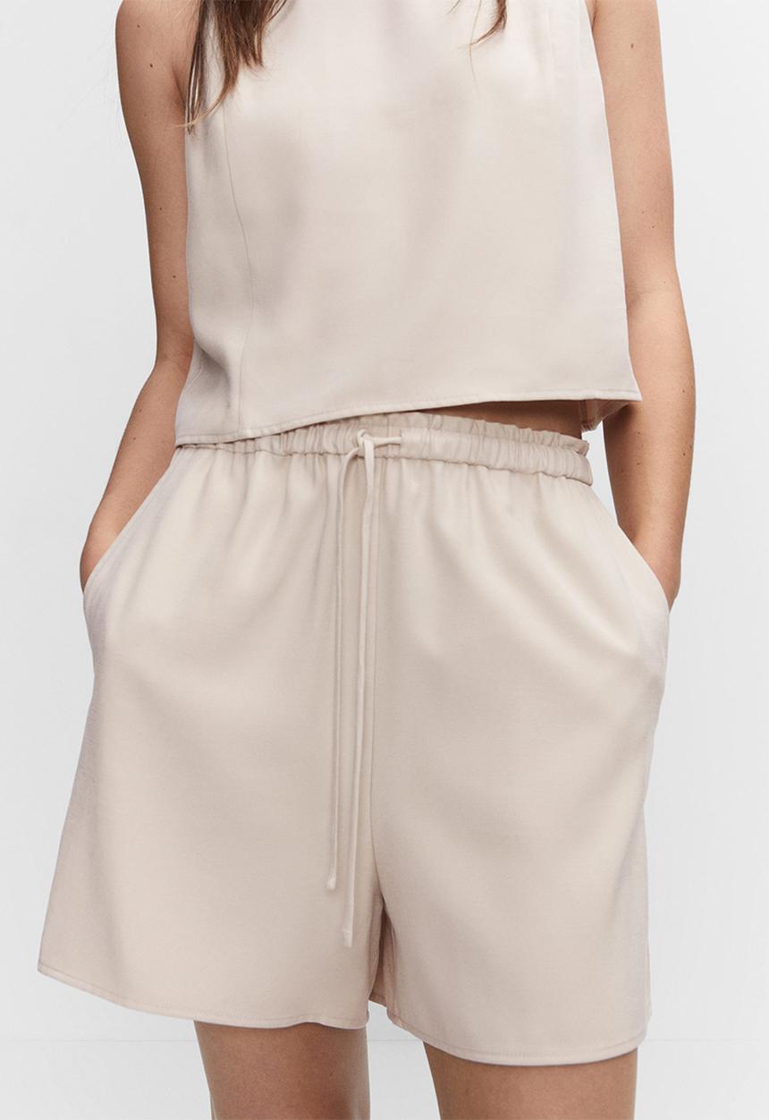 MANGO - Shorts bosco-h - light beige