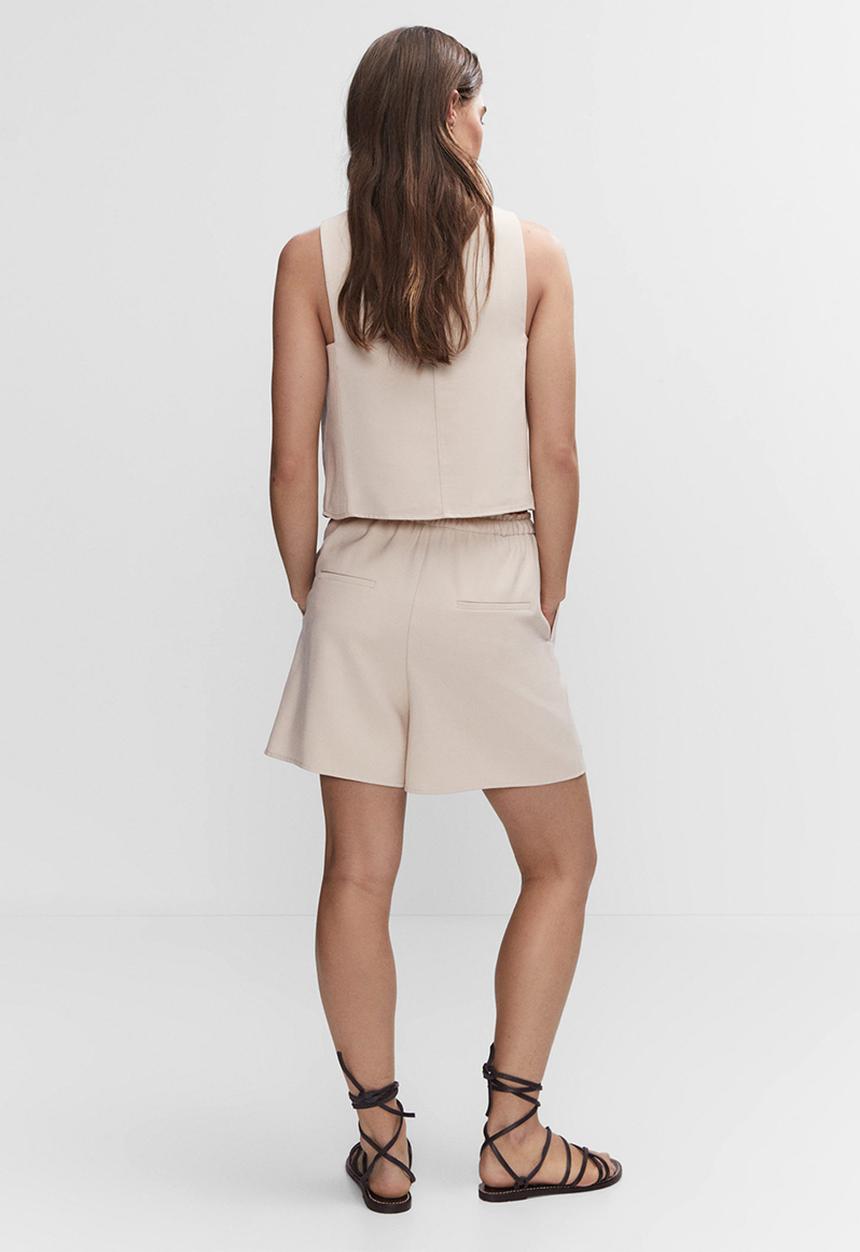 MANGO - Shorts bosco-h - light beige