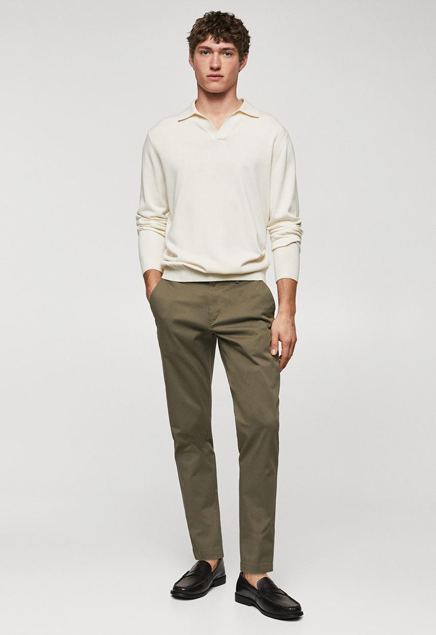 MANGO - Trousers prato - dark green 