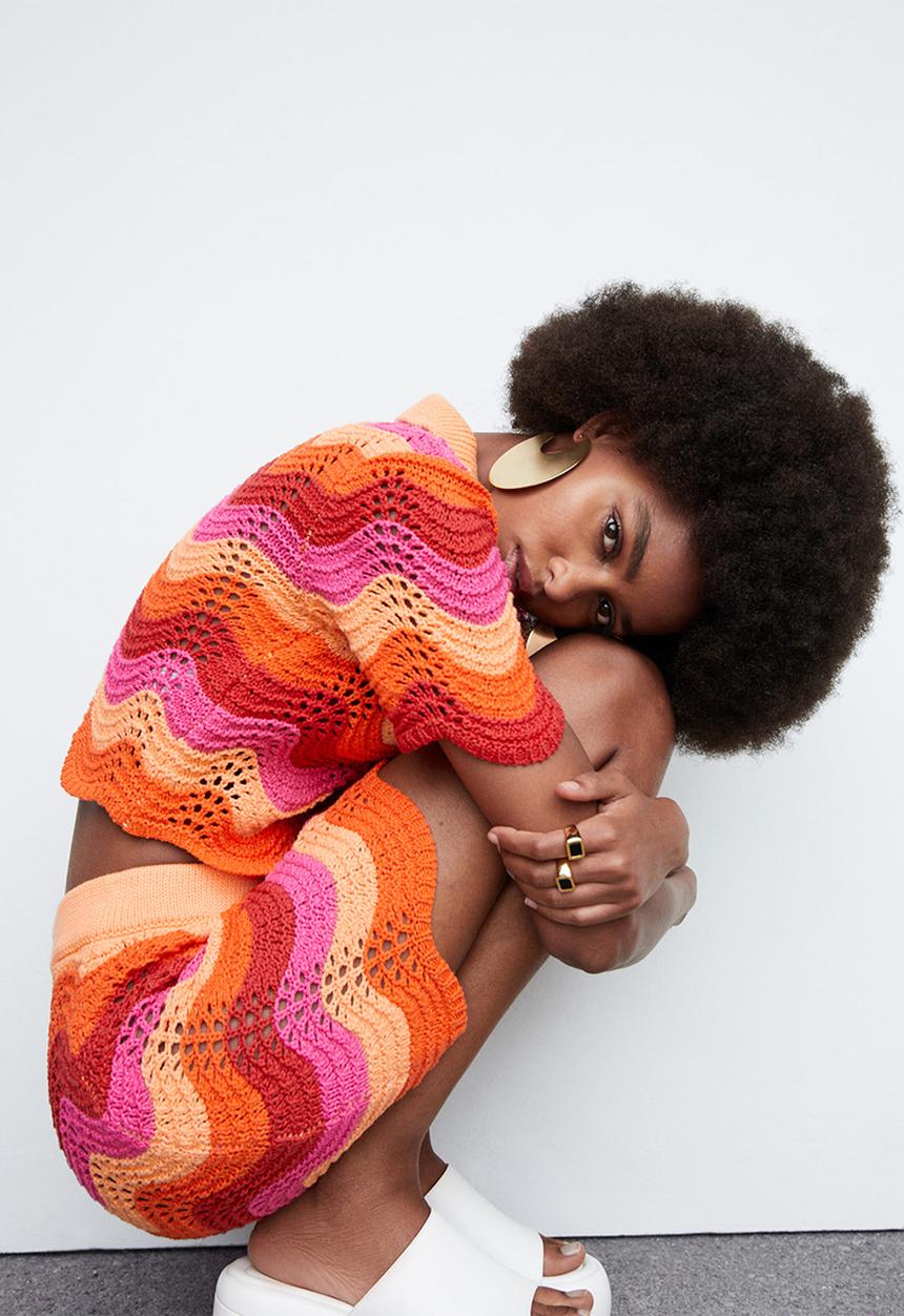 MANGO - Skirt babia - orange
