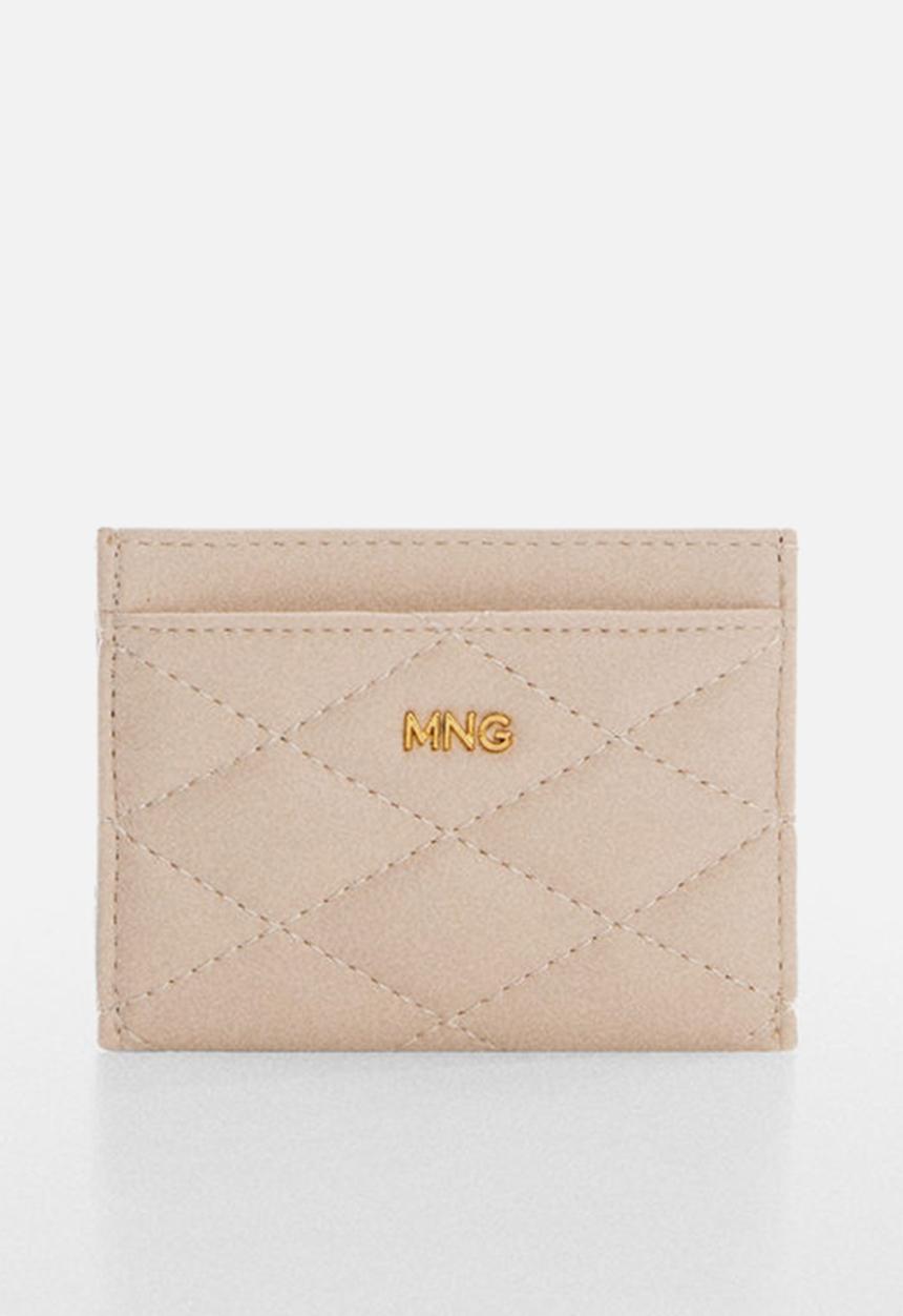 MANGO - Card holder rain - off white