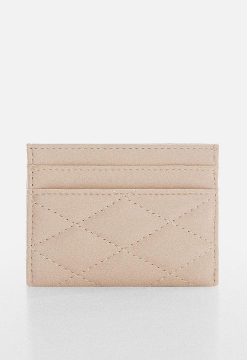 MANGO - Card holder rain - off white