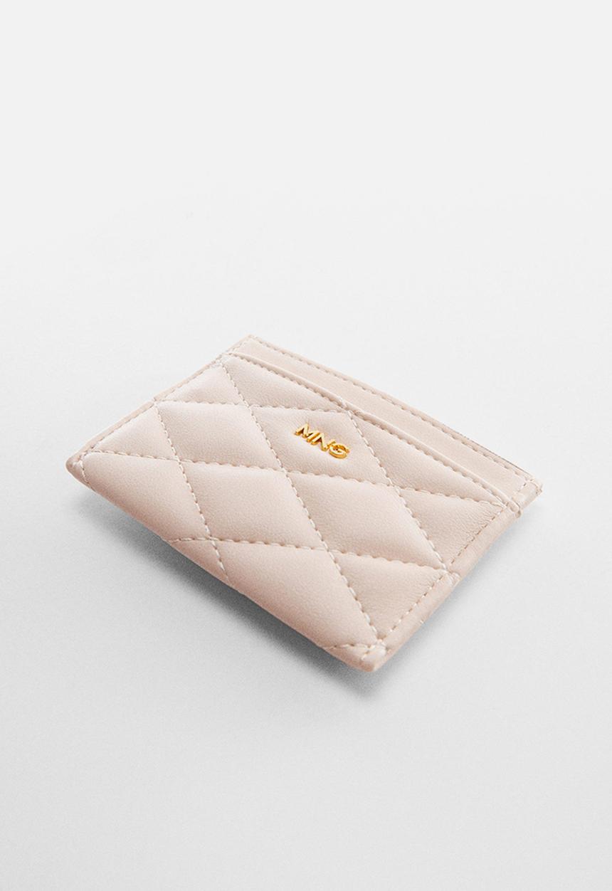 MANGO - Card holder rain - off white