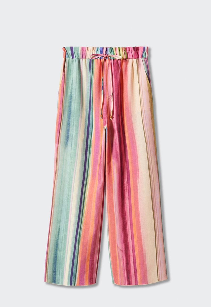 MANGO - Trousers piru - pink