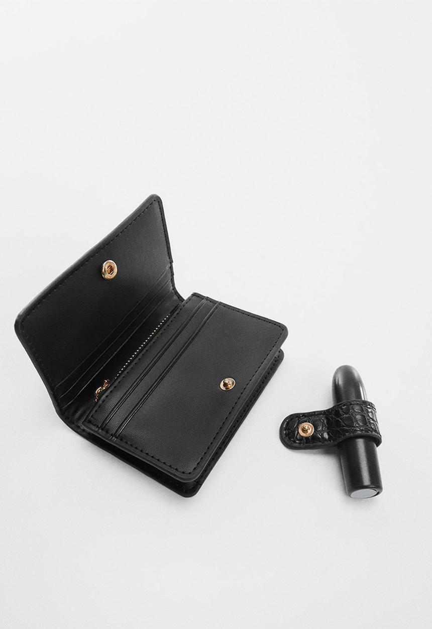 MANGO - Wallet leticia - black