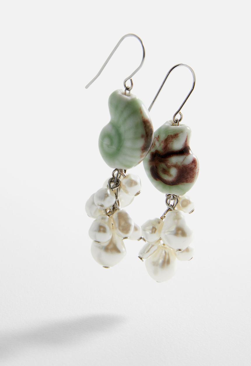 MANGO - Earrings freney - silver
